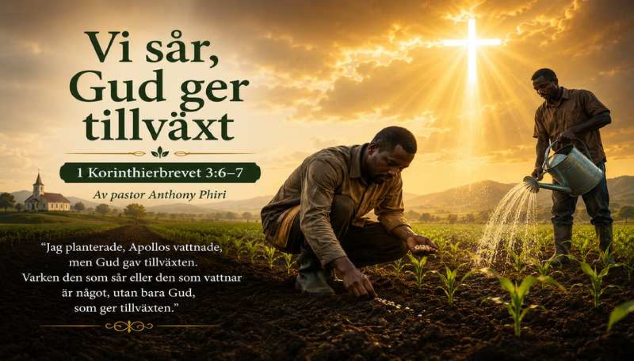 Vi sår, Gud ger tillväxt