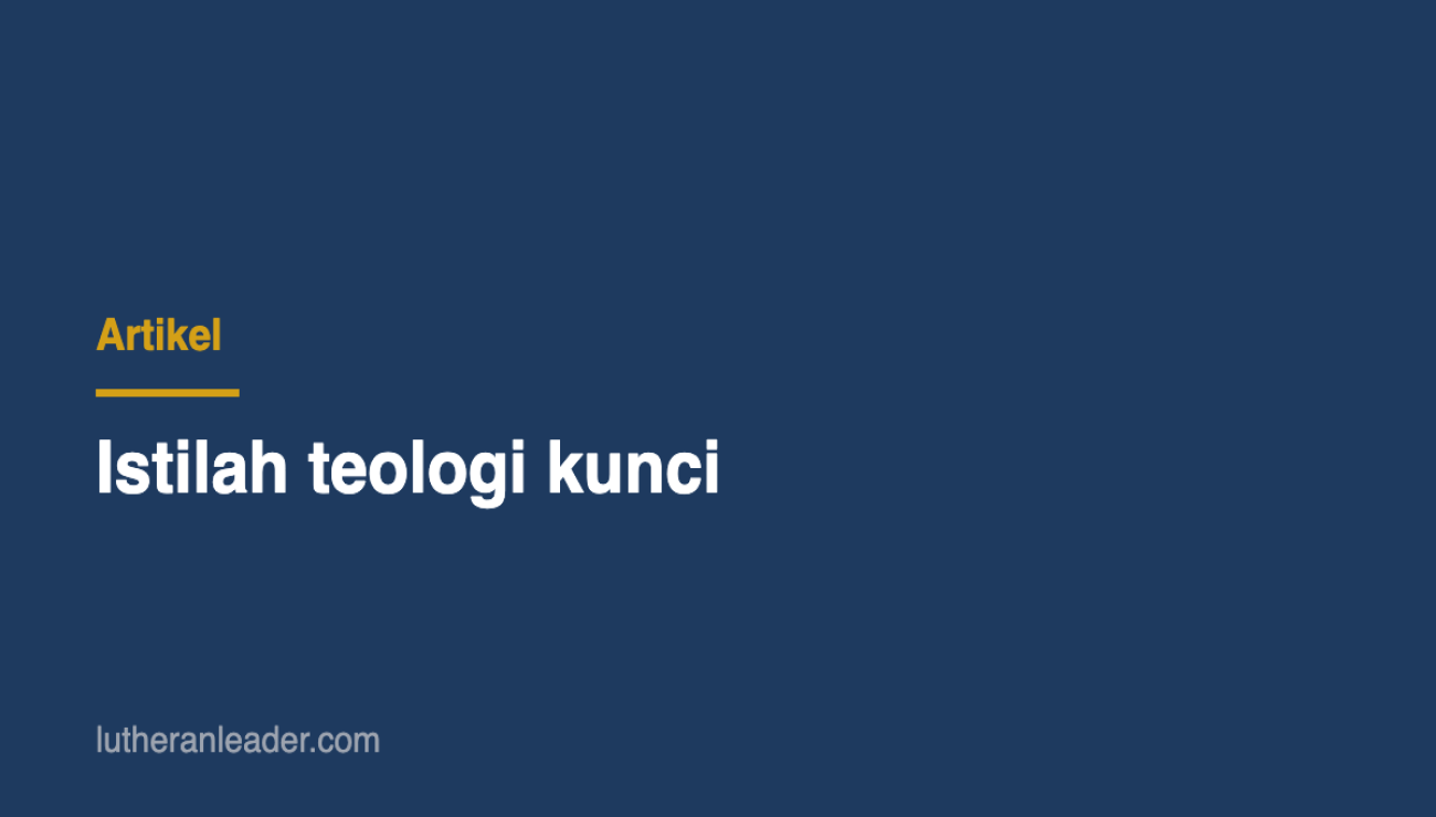 Istilah teologi kunci